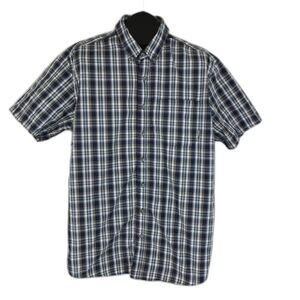 Eddie Bauer Travex Casual Button Up Shirt Men's TXL Plaid Classic Fit Outdoor